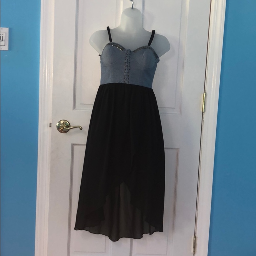 Material Girl Juniors High Low Dress